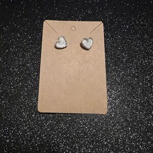 Women’s fashion jewelry. Elegant Love Heart Stud Earrings